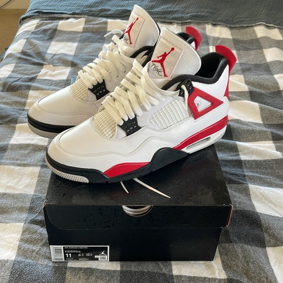 Jordan Other - nike air Jordan 4 Red Cement SZ 11 DH6927-161